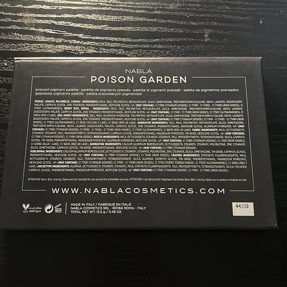 Nabla Poison Garden Palette - Picture 3 of 3